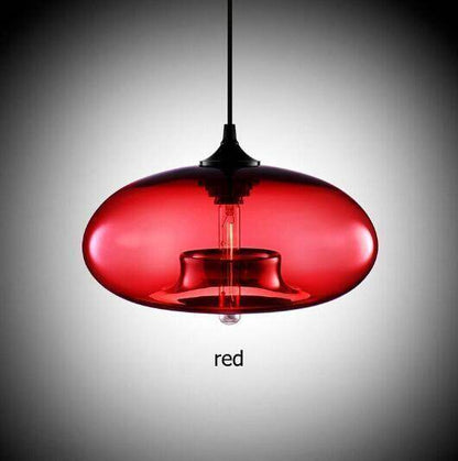 Nordic Modern Hanging 7 Color Glass Pendant Light