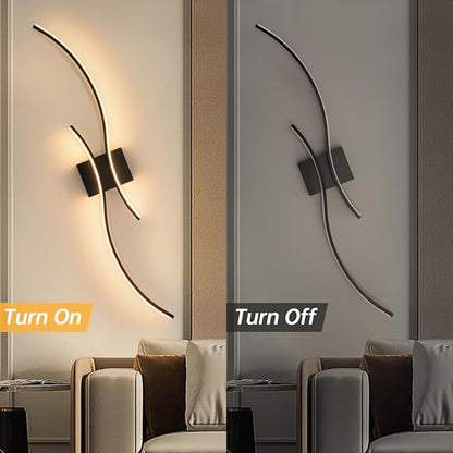 Indoor LED Wall Lamps for TV Background Corridor Aluminum LED Wall Lights Wall Sconce Lighting