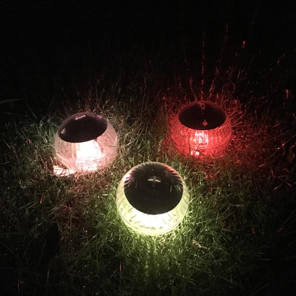 Outdoor Floating Underwater Ball Lamp Solar Powered Color Changing Swimming Pool Party Night Light For Yard Pond Garden