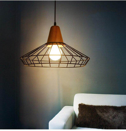 Nordic Vintage Wood Pulley Pendant Light Industrial Lighting Fixtures Retro Hanglamp For Bar Living Room Restuarant