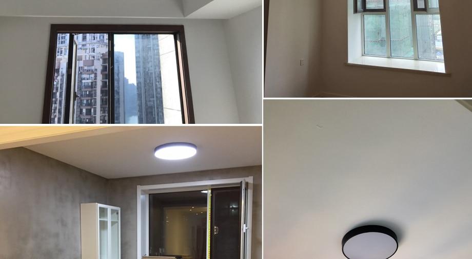 Dining Room Ceiling Light LED Bedroom Ceiling Lamp 2.4G Remote Control Dimming Lamp Living Room Decoration Light Iron AC90-260V