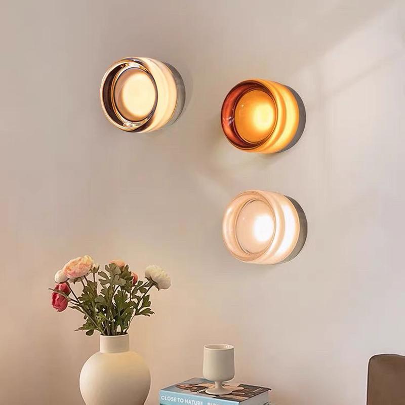 Nordic Simple Acrylic Wall Light Bedroom Bed Wall Light Atmosphere Light Corridor Balcony ceiling Light Waterproof Wall Light