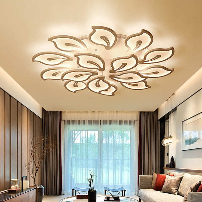 Modern LED Ceiling Lights For Living Room Acrylic Bedroom Lamp Home Decor Plafon Kitchen Fixtures With Remote Dimmable