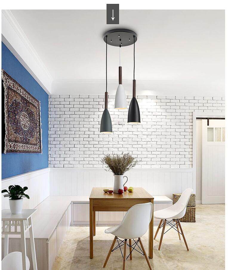 Modern Pendant Light Nordic Lamp Loft Hanglamp Living Room Kitchen Hanging Light Fixture Dining Room Pendant Lighting