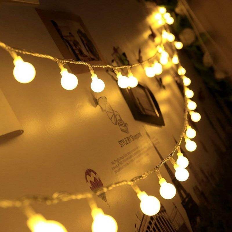3M 5M 10M AA Battery LED Ball String Lights Christmas lights indoor Garland on Batteries Wedding Xmas Decoration light
