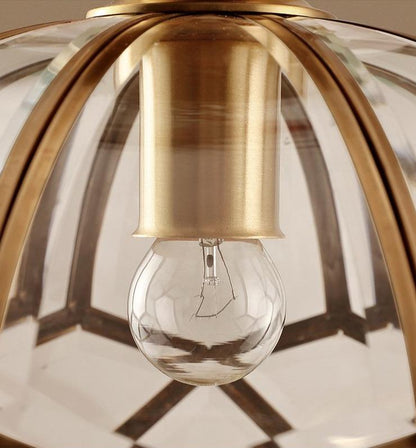 Modern Creative Household Lamp Porch Corridor Copper Lamp Simple Household Corridor Balcony Chandelier