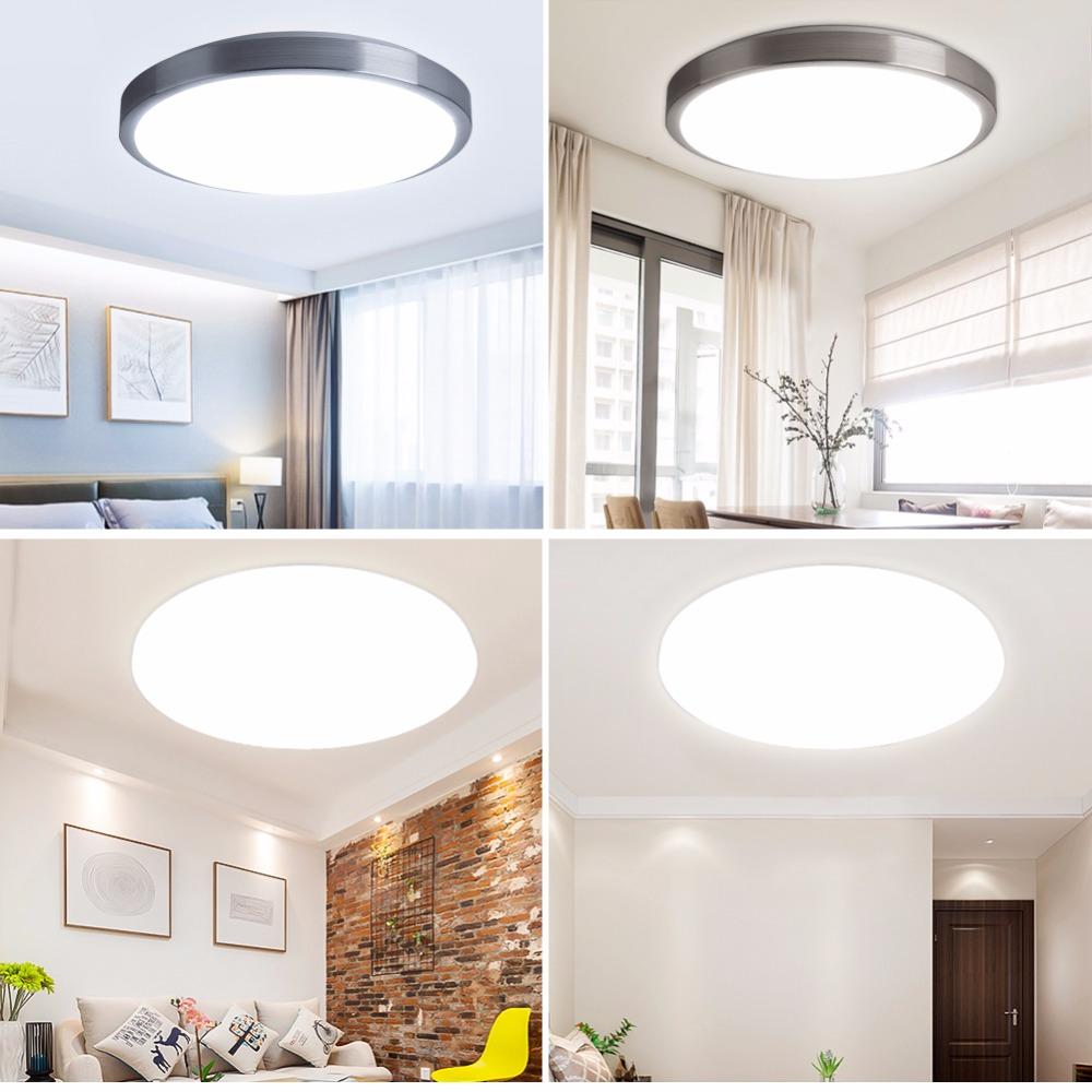 LED Ceiling Light Lighting Fixture Modern Lamp Living Room Bedroom Kitchen Bathroom Surface Mount Remote Control