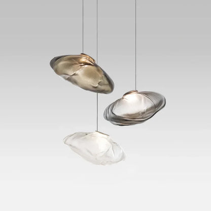 Creative Design Led Chandelier  Pebble Glass Nordic Luxury Pendant LampLighing Living Dining Room Furniture
