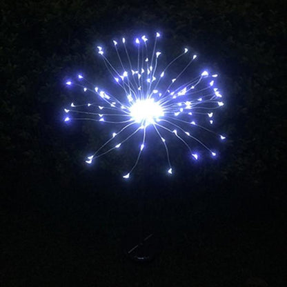 90/150 LED Solar Christmas Lights Outdoor Waterproof Solar Fireworks Light Lawn Lights Garden Decor Holiday Lamp
