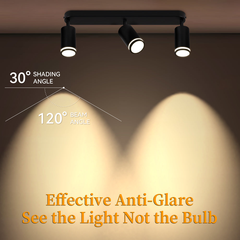 Modern Ceiling Led Spot Light Replaceable GU10 Bulb Track Lighting for Living Room Kitchen Ceiling Lamp
