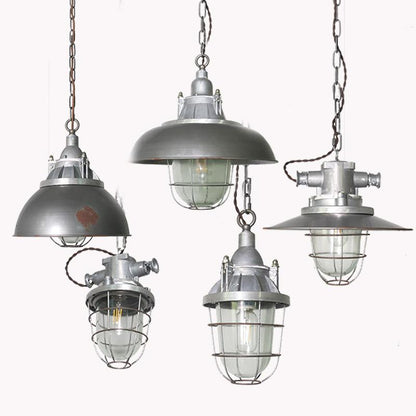 Retro loft creative American Rural aluminum nostalgic Chandelier