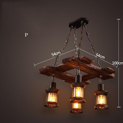 The Coffee Restaurant Bar Bar Has A Retro Idea of American Chandeliers