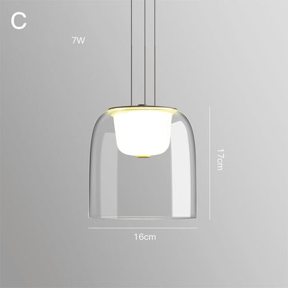 Designer Pendant Lights Glass lampshade lustre Living Room light Dining Room Hanging Lamp Indoor lighting