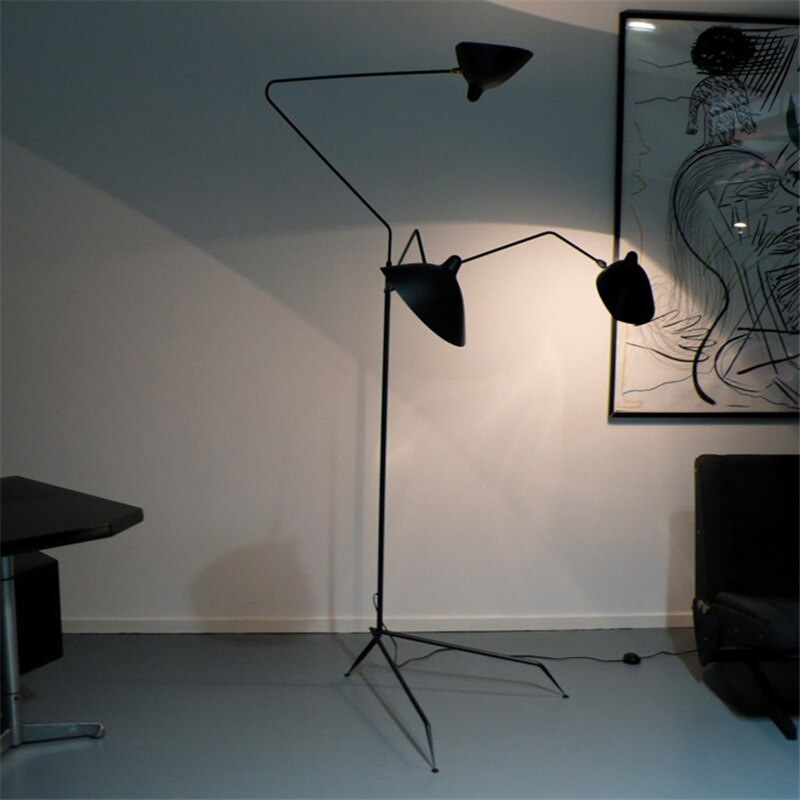 Designer Tripod Floor Lamp Nordic Adjustable Spider arm Stand light Loft Industrial Living Room bedroom decor indoor lighting