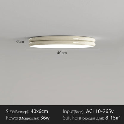 Modern Flat Ceiling Light Chandelier for Living Dining Room Bedroom Down Lighting