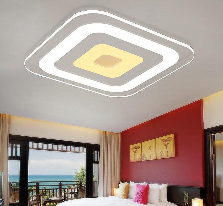 Modern Led Ceiling Lights For Indoor Lighting Plafon Led Square Ceiling Lamp Fixture For Living Room Bedroom Lamparas De Techo