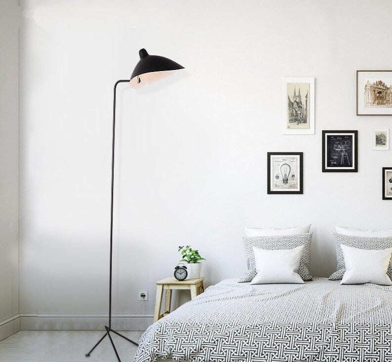 Nordic DaWn Spider Serge Mouille Floor Lamp Modeling Bedroom Industrial standing Lamp Simple Living Room Led Floor Light Fixture