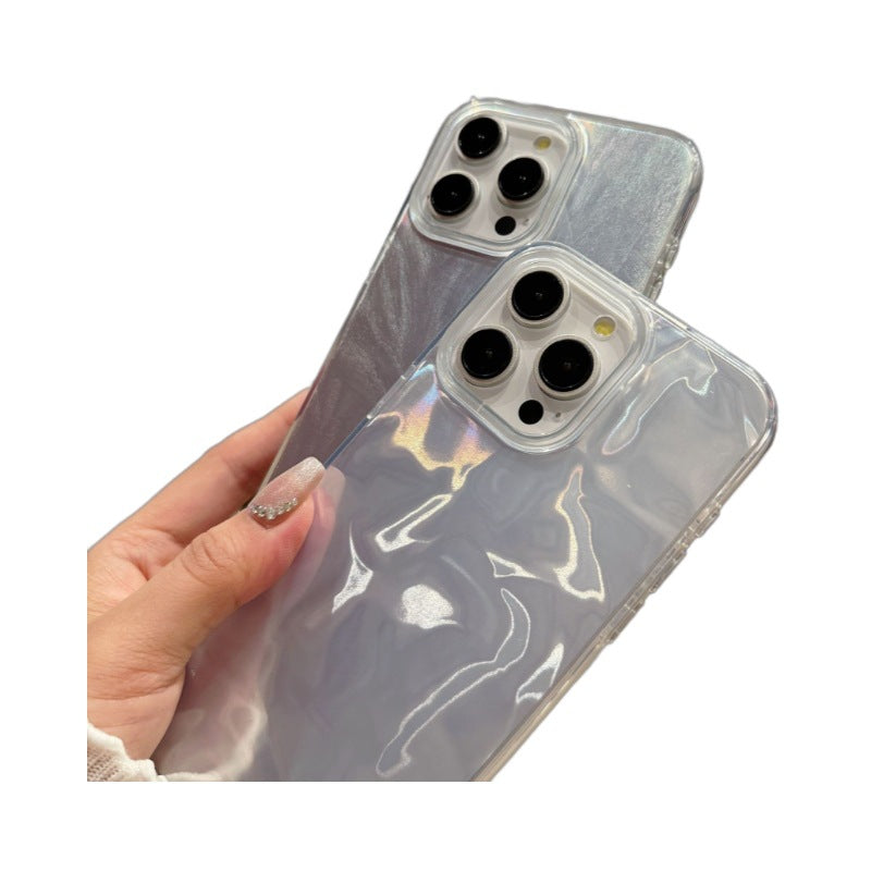 Suitable for Apple 17 IMD Phone Case with Feather Gauze Smooth Surface and Color Painted IPhone 16 Pro Max Anti Drop