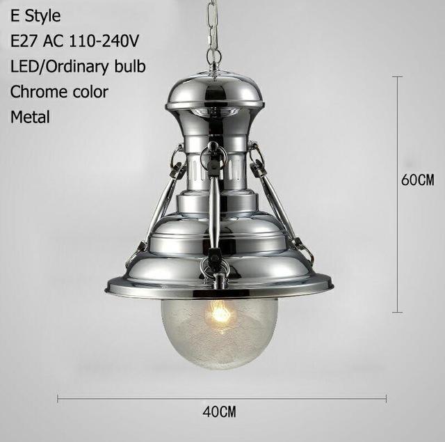 3 Style Loft Retro Industrial Hanging Hardware Metals Pendant Lamp Vintage E27 LED Lights For Kitchen Bar Coffee Light Fixtures