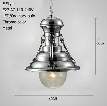 3 Style Loft Retro Industrial Hanging Hardware Metals Pendant Lamp Vintage E27 LED Lights For Kitchen Bar Coffee Light Fixtures
