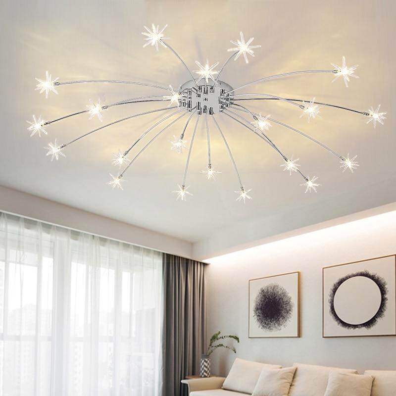 Fashion Ceiling Lights LED Lamp Iron Galss Indoor Lighting ALL Stars LED G4 Bedroom, Living Room Hotel Light Fixture