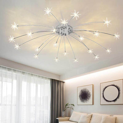 Fashion Ceiling Lights LED Lamp Iron Galss Indoor Lighting ALL Stars LED G4 Bedroom, Living Room Hotel Light Fixture