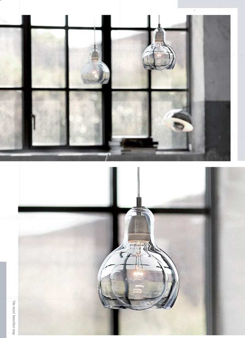 Modern Creative Personality E27 Single Head Hoist Pendant Lamps For Living Room Dining Room Bedroom Study Aisle Restaurant Cafe