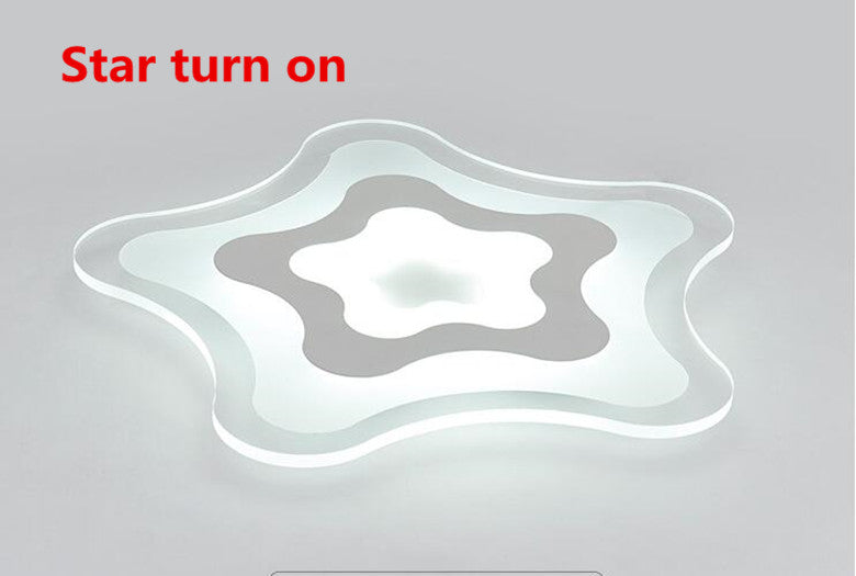 Modern Living Room Nodic Ceiling Lights LED Acrylie Flower Round Lamp Novelty Indoor Lighting Bedroom Light Fixture