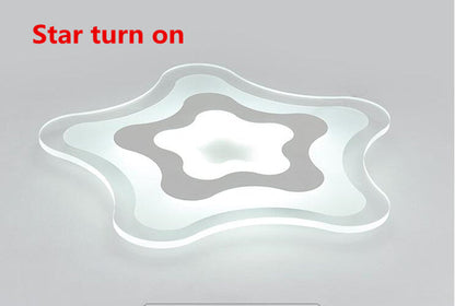 Modern Living Room Nodic Ceiling Lights LED Acrylie Flower Round Lamp Novelty Indoor Lighting Bedroom Light Fixture