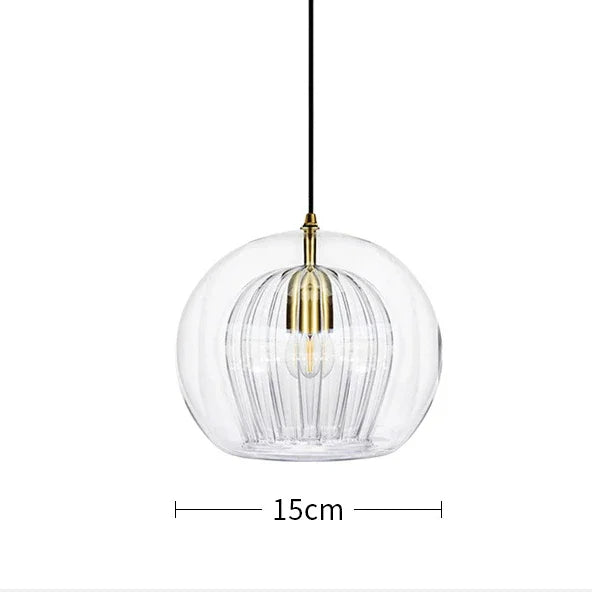 Nordic Modern Glass Pendant Lamp Restaurant Bedroom Bedside Dining Room Kitchen Lights Island Counter Bar Lighting Hanging Home