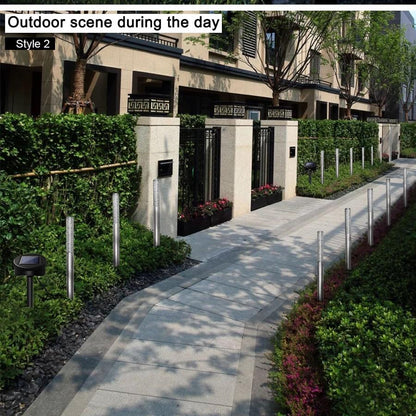 Solar Power Tube Lights Lamps Acrylic Bubble Pathway  Lawn Landscape Decoration Garden Stick Stake Light Lamp Set
