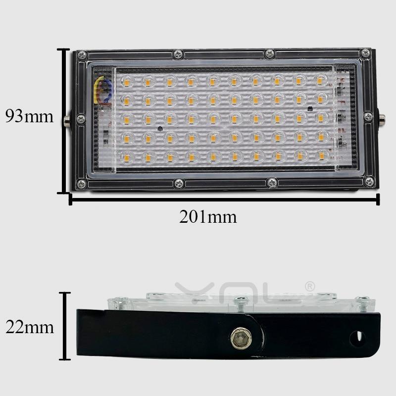 50W LED Flood Light Outdoor Lighting 220V 240V Floodlight Waterproof IP65 Reflector Projecteur LED Exterieur Focus Spotlight