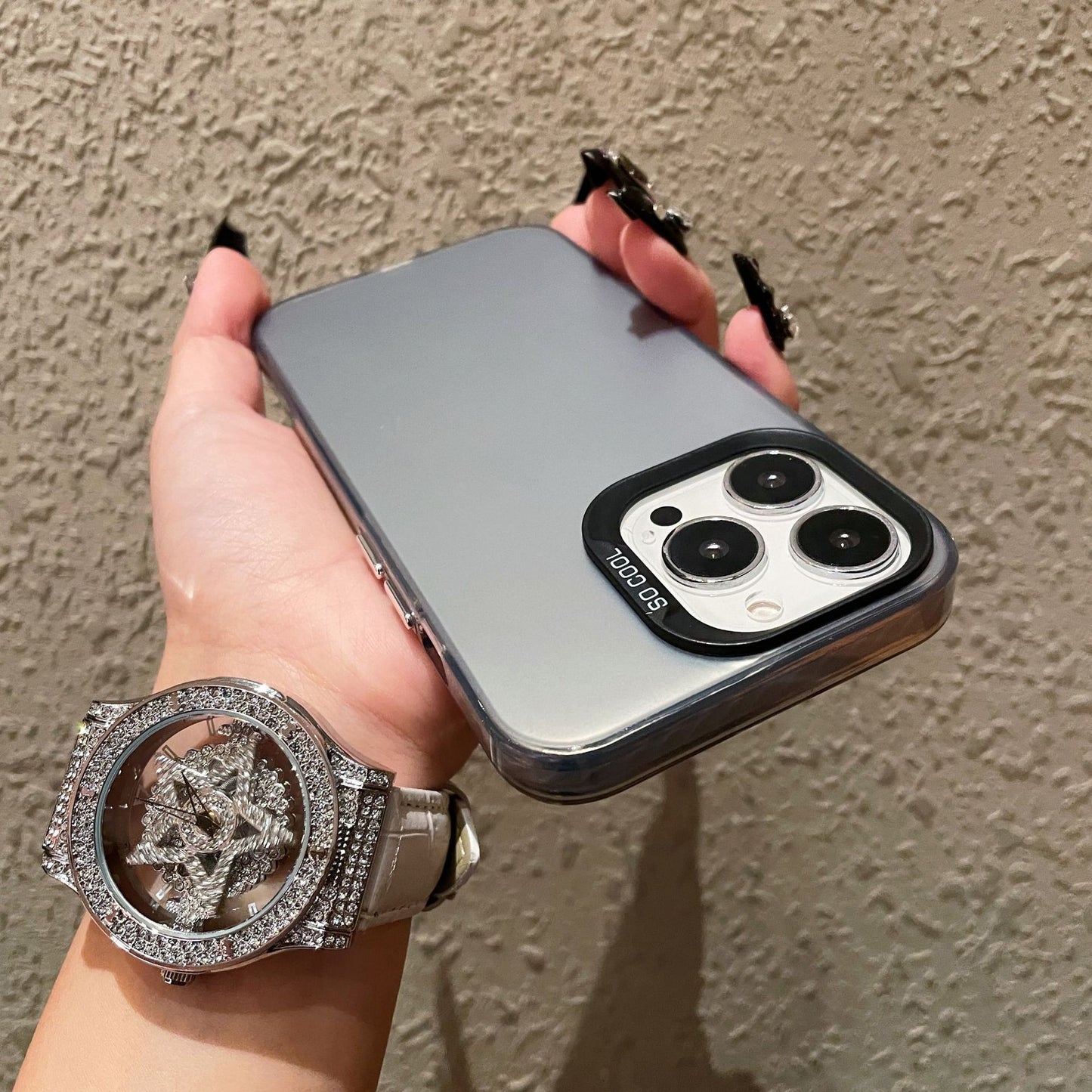 Shockproof Silver Case for iPhone 17 Pro Max Impact-Resistant Matte Finish iPhone 16/15/14 13 12 11 Protective Cover