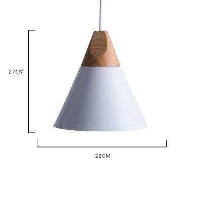 Pendant Lights Modern Wood Pendant Lamp Nordic light For Cafe Restaurant Bedroom Hanglamp Kitchen Colorful Suspension Luminaire