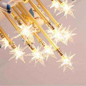 Creative Star Warm Children's Bedroom Ceiling Lamp
