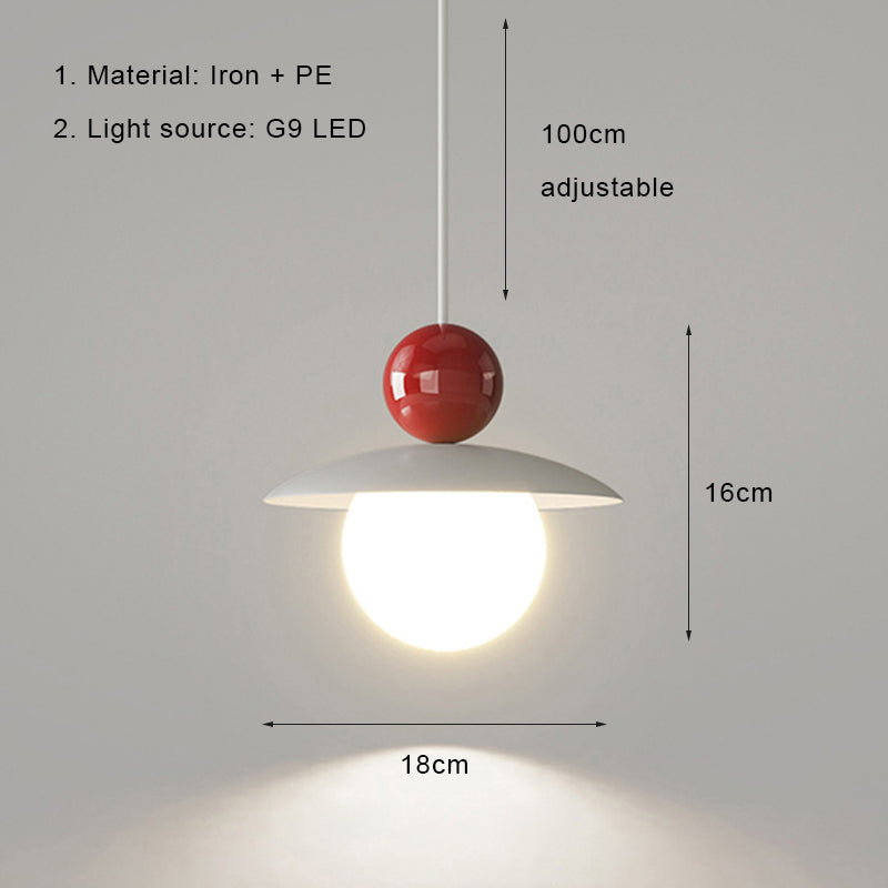 Nordic LED Pendant Light  Cream Style Modern Hanging Lamp Indoor Lighting Room Decor Chandeliers