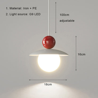 Nordic LED Pendant Light  Cream Style Modern Hanging Lamp Indoor Lighting Room Decor Chandeliers