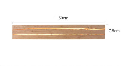 Wall Lamp Rotatable Rectangular Solid Wood Wall Lamp