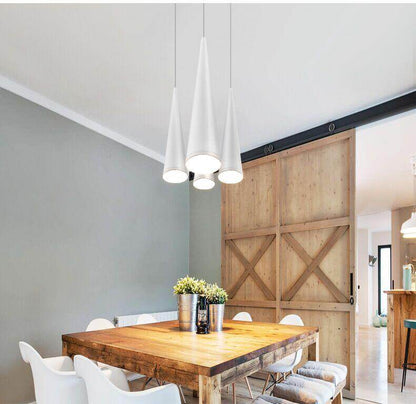 Pendant Lights Modern Kitchen Lamp Dining Living Room Cone Shape Pendant Lamps Aluminum Cylinder Tube Lamp Spot Light