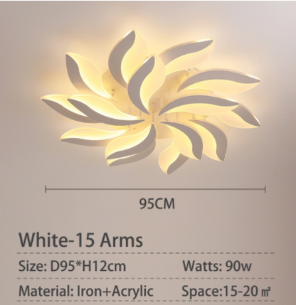 New Design Acrylic Modern Led Ceiling Lights For Living Study Room Bedroom Lampe Plafond Avize Indoor Ceiling Lamp