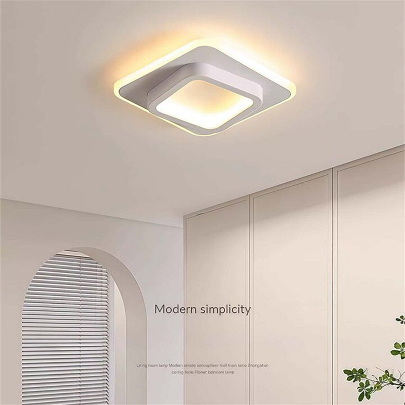 Nordic Creative LED Ceiling Light Modern Simple White Aisle Light Living Room Restaurant Bedroom Luxury Decor Lighting