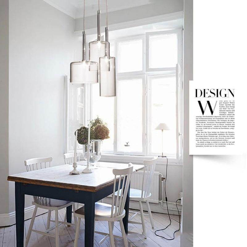 Modern Colorful Single Head/Three Heads Glass Pendant Lights G4 Led Lliving Room Bedroom Restaurant Personality Pendant Lamps