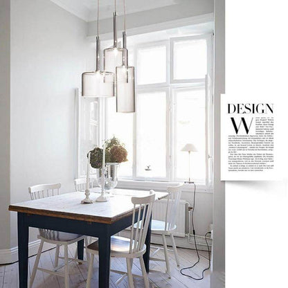 Modern Colorful Single Head/Three Heads Glass Pendant Lights G4 Led Lliving Room Bedroom Restaurant Personality Pendant Lamps