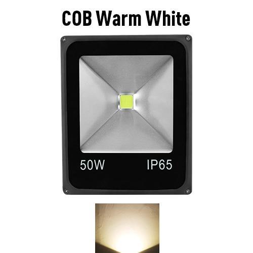 LED Flood Light Outdoor Lamp Led Spotlight Reflector Sensor Floodlight 10W 20W 30W 50W Waterproof Garden  Lighting