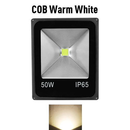LED Flood Light Outdoor Lamp Led Spotlight Reflector Sensor Floodlight 10W 20W 30W 50W Waterproof Garden  Lighting