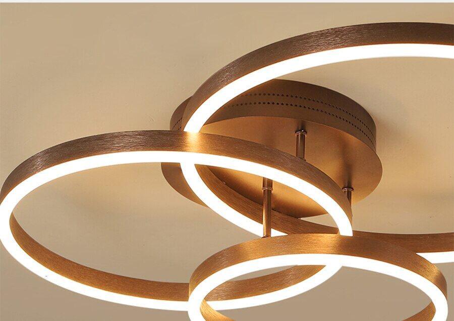 Led Ceiling Lights For Living Room Bedroom Remote Control Lamparas DeTecho Surface Mount White Indoor Lighting Fixture