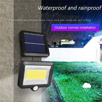 30W 100LED Solar Light Outdoor Solar Powered Sunlight For Outdoor Garden Security Night Wall Split Solar Lamp ping