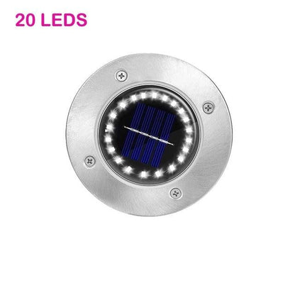 8/16/20 LED Solar Ground Light Waterproof Garden Pathway Solar Lamp for Home Yard Driveway Lawn Road White/Warm White