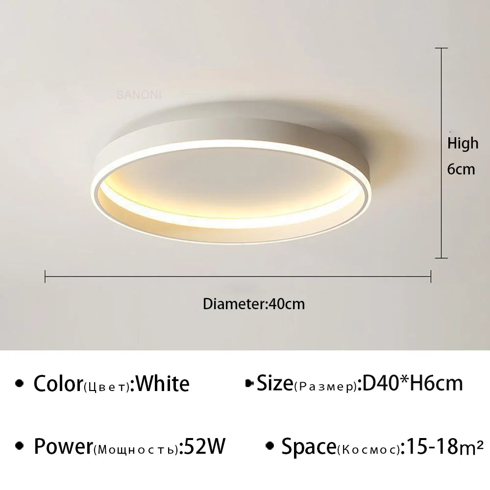 Modern LED Ceiling Light Chandelier For Bedroom Living Dining Room Indoor Home Decor Light Fixture