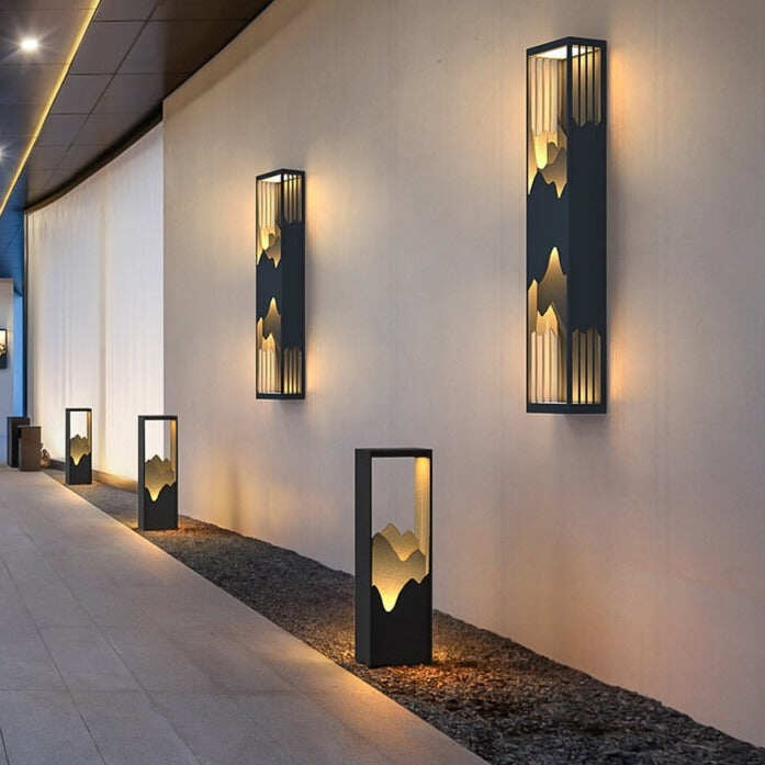 Solar LED Outdoor Light Waterproof Garden Decoration Lamps for Balcony Courtyard Street Wall Lighting Outdoor Luminaires
